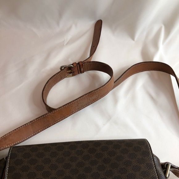 Celine Brown Macadam Crossbody Bag Sku#84022 - Picture 11 of 11